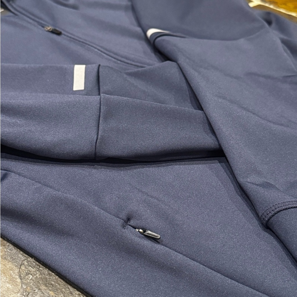 Men's Navy Full-Zip Jacket - Picture 3 of 10